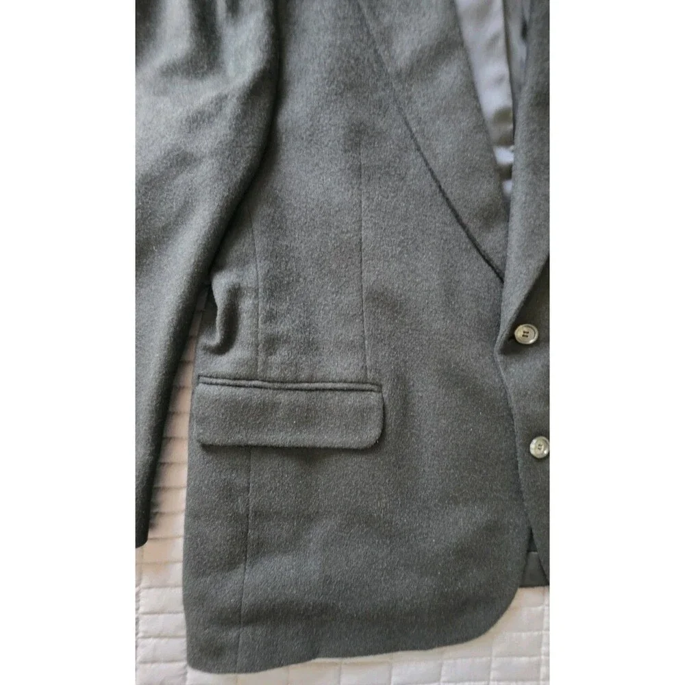 VTG Hunt Valley Black 100% Camel Hair Blazer Suit Jacket Men’s Size 46R USA Made